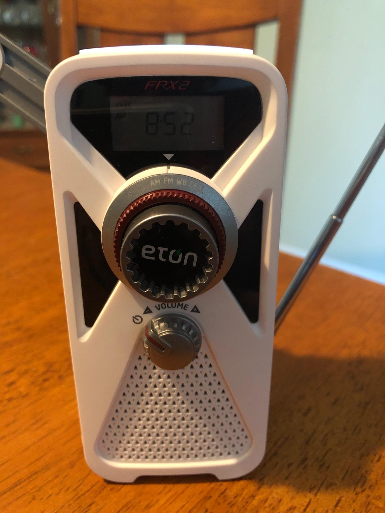 Eton American Red Cross FRX2 Hand Turbine AM/FM/NOAA Weather Radio with USB Smartphone Charger and LED Flashlight customer photo 1
