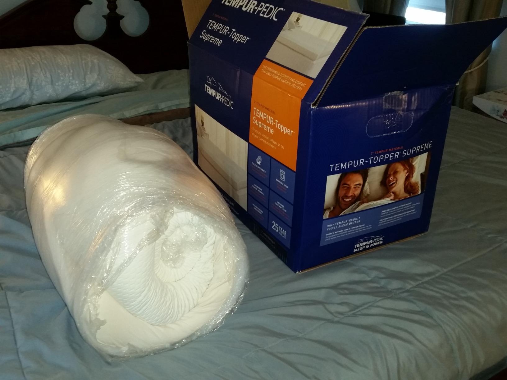 Tempur-Pedic TEMPUR-Adapt + Cooling 3-Inch King Mattress Topper Medium Luxury Premium Foam, Washable Cover, Medium Cooling Topper customer photo 1