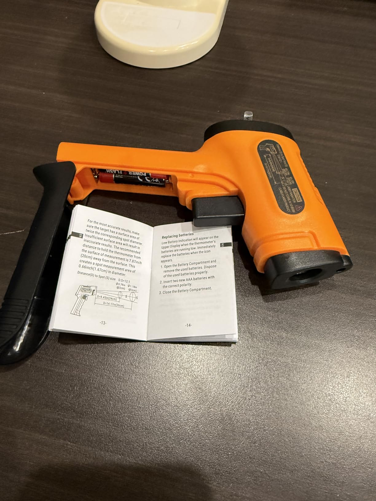 TempPro TP30 Infrared Thermometer Gun, Laser Thermometer for Cooking, Pizza Oven, Griddle, Engine, HVAC, Temperature Gun with Adjustable Emissivity & Max Measure -58°F ~1022°F, Gift for Dad Husband customer photo 2
