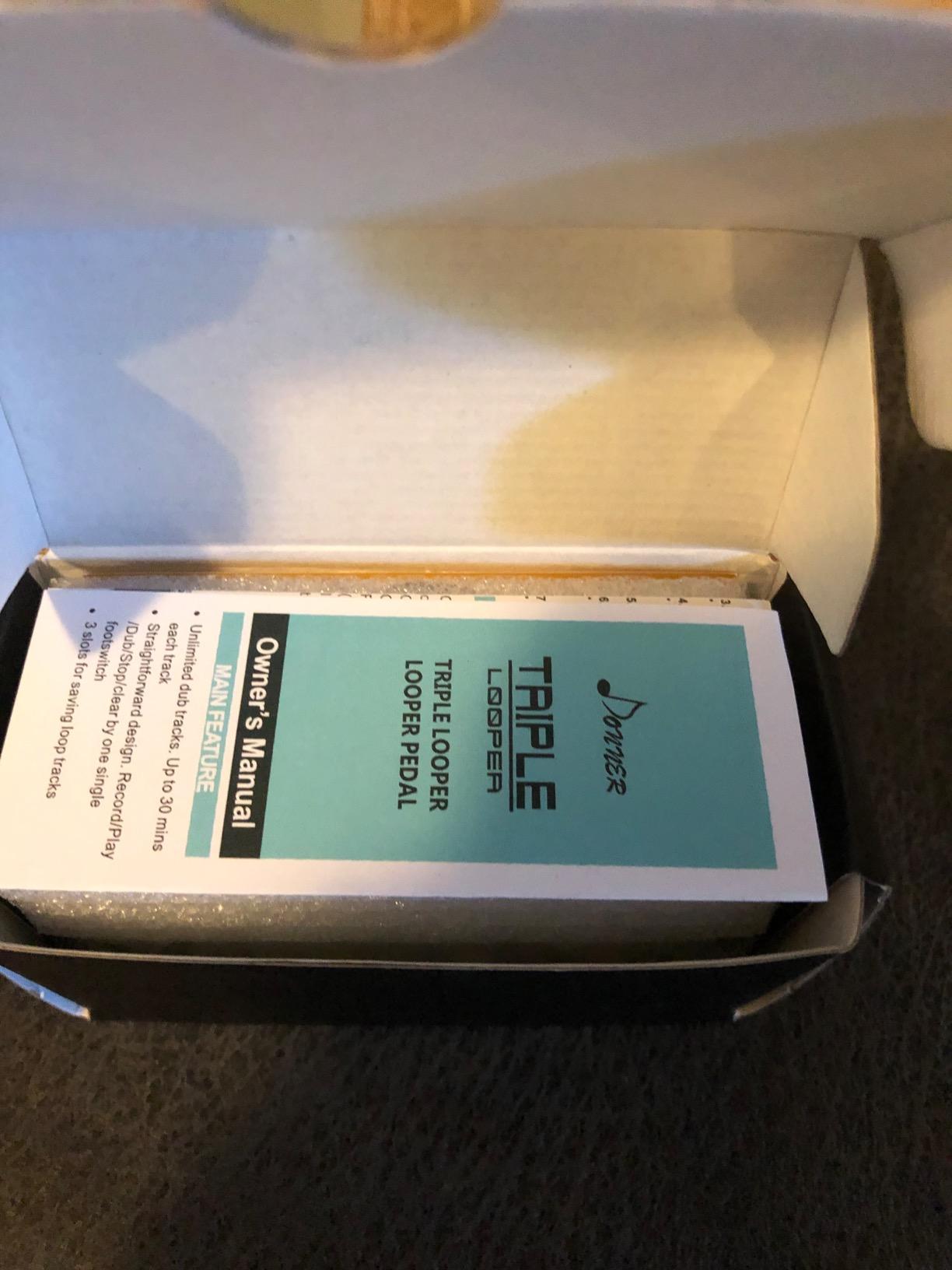 Donner Triple Looper Guitar Pedal, 3 Loops 90 mins Looping Time Loop Pedal with Screen Unlimited Overdubs Undo/Redo for Electric Guitar Bass, True Bypass customer photo 2