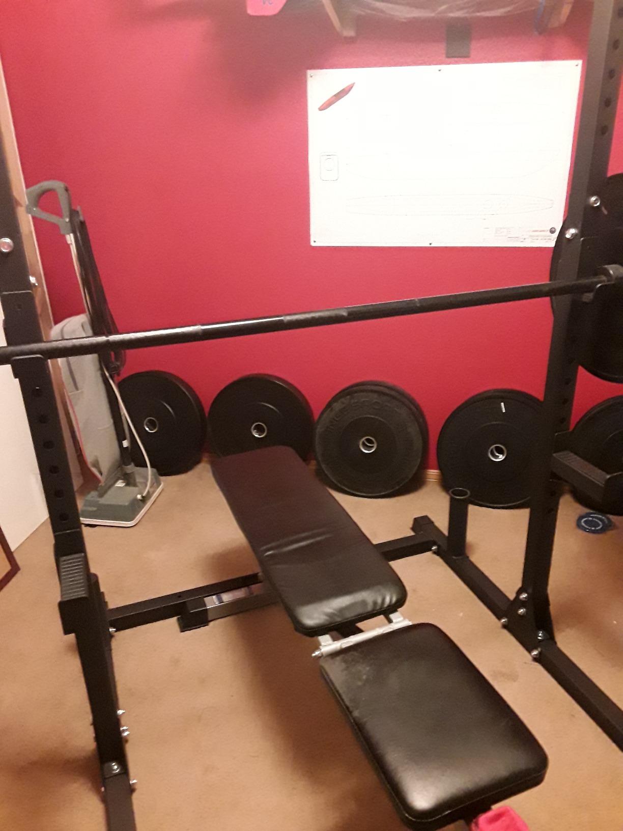 papababe Squat Rack with Pull Up Bar for Home Gym, Adjustable Power Cage with J-Hooks, 800LB Capacity Multi-Functional Bench Press Power Rack for 6FT, 7FT Barbell, Weight Lifting Rack customer photo 2