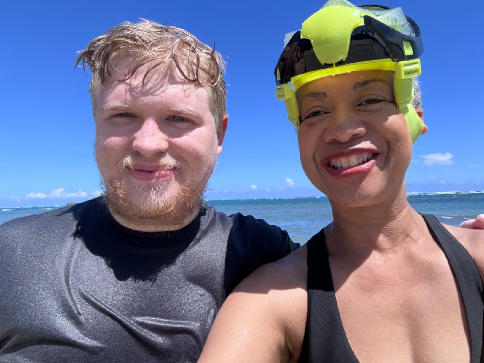 Greatever G2 Full Face Snorkel Mask Adults with Latest Dry Top System | Snorkeling Gear for Adults with 180° Panoramic View, Foldable Design, Camera Mount, Anti-Fog and Anti-Leak Protection customer photo 1