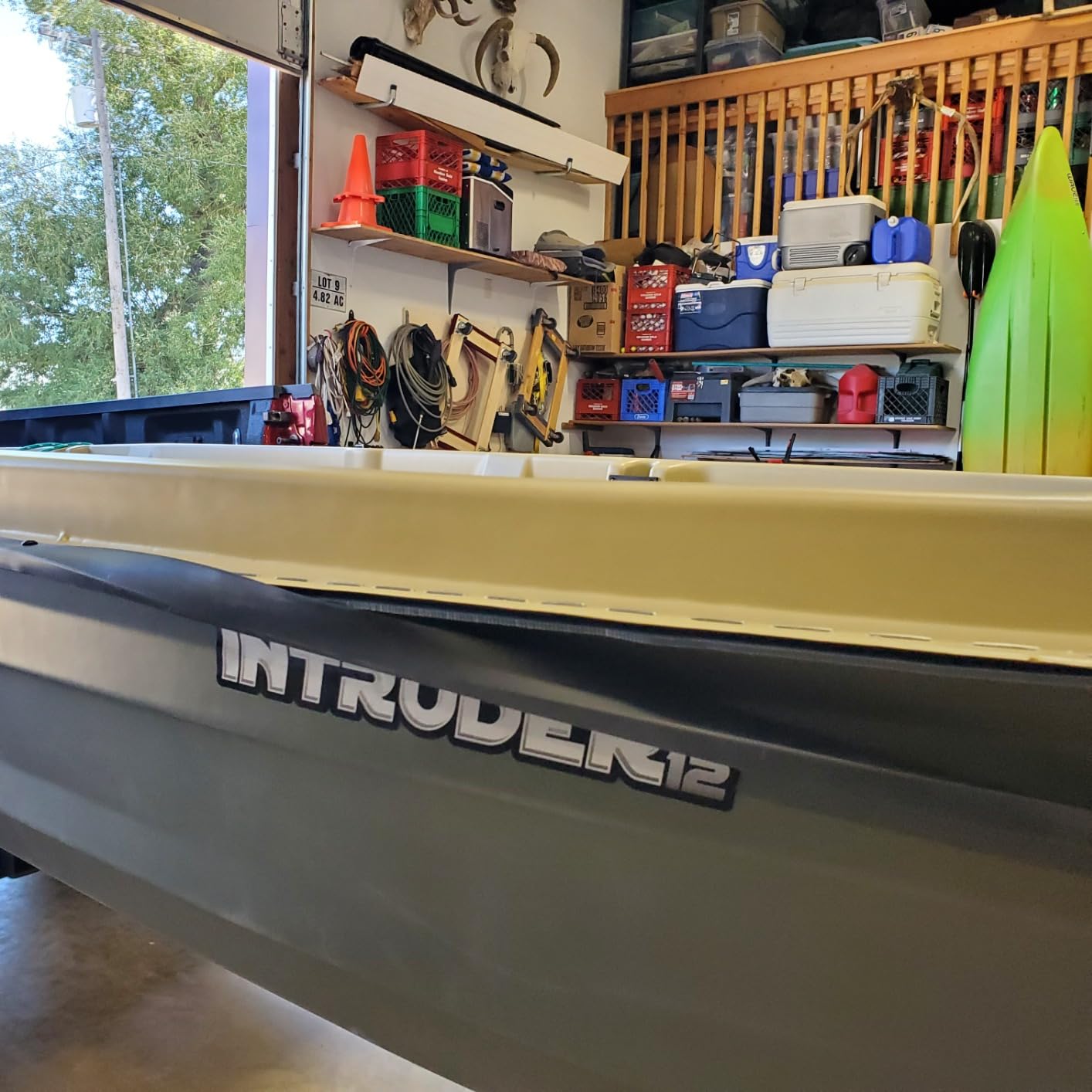Pelican - Boat Intruder 12 - Jon Fishing Boat - 12 ft. - Great for Hunting/Fishing, Khaki/Beige customer photo 1