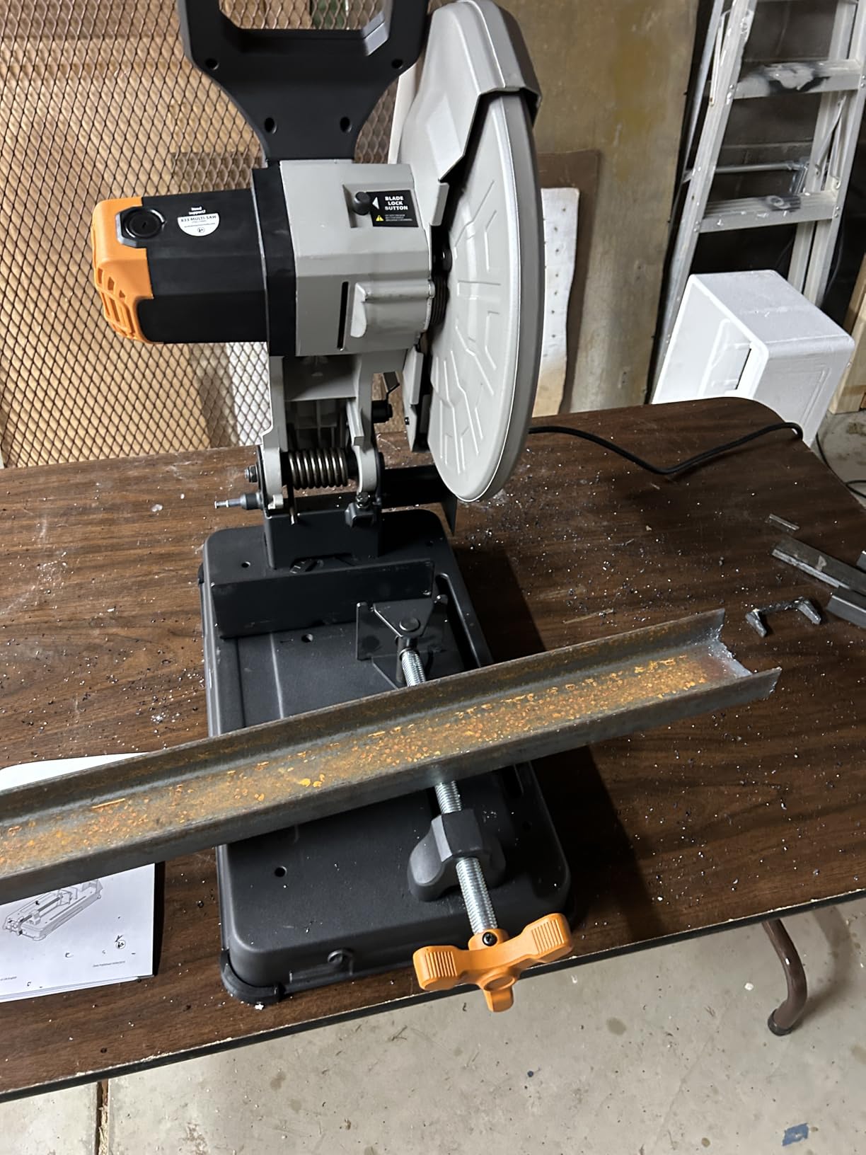 Evolution Power Tools R355CPS 14-Inch Chop Saw Multi Purpose, Multi-Material Cutting (Metal, Plastic, Wood) customer photo 1