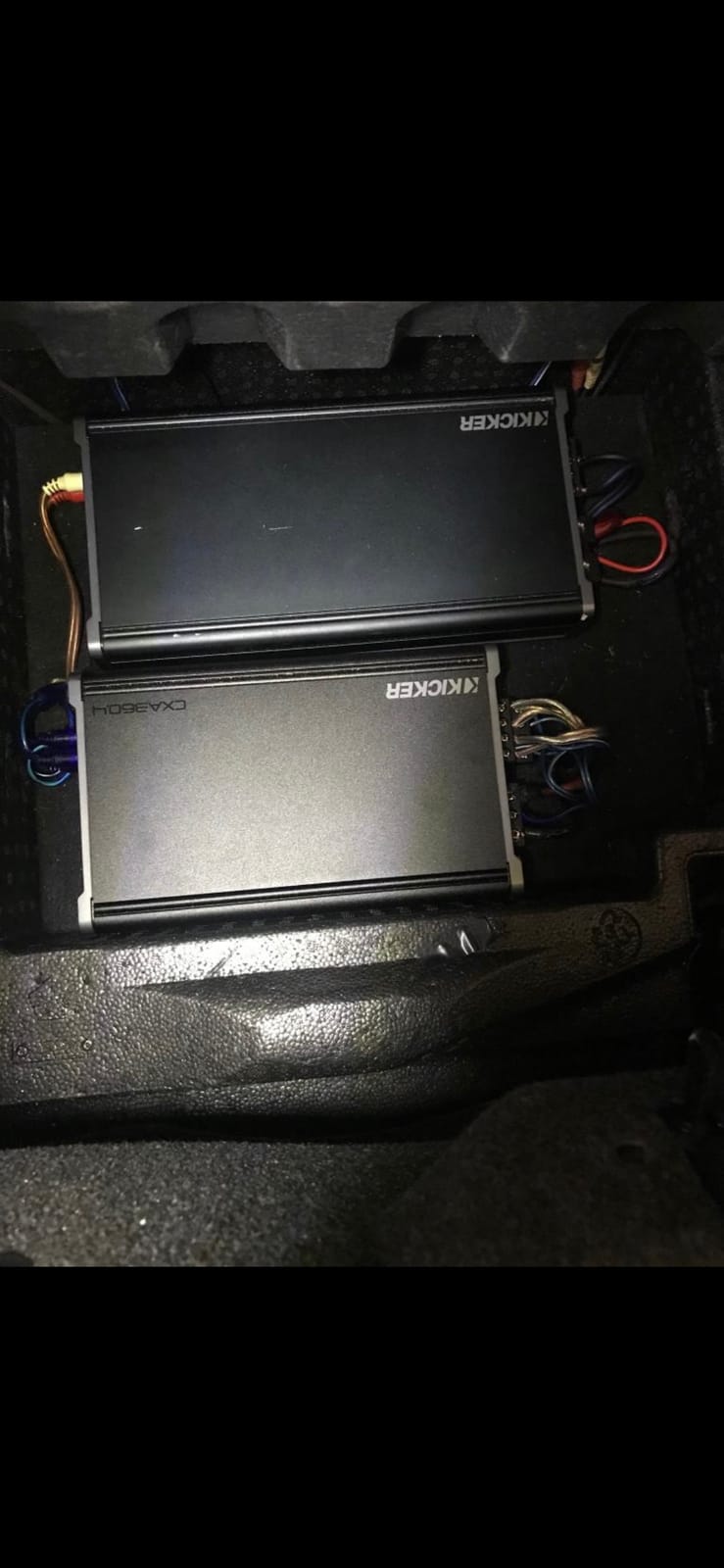 Kicker 46CXA3604 CXA3604-4x90-Watt 4-Channel Full-Range Amp | Clean sound for car door speakers, easy factory stereo upgrade customer photo 1