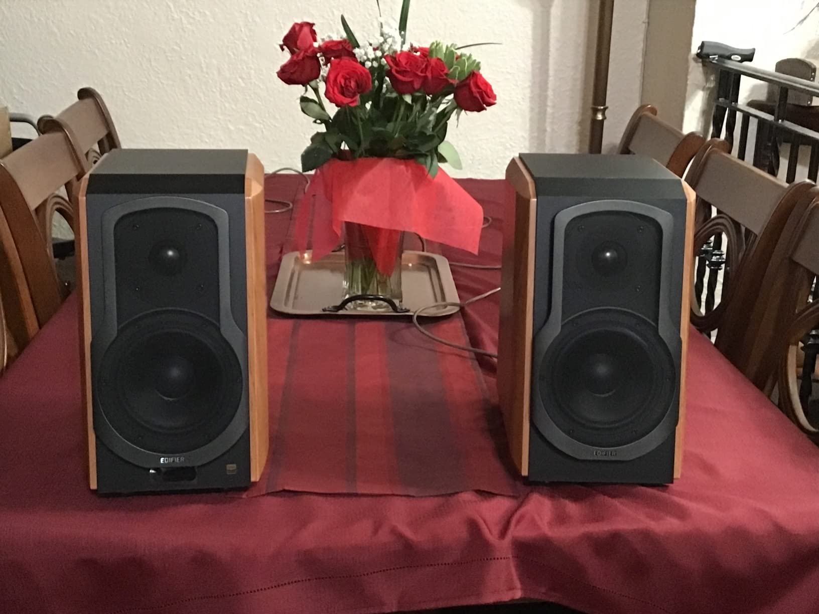 Edifier S1000MKII Audiophile Active Bookshelf 2.0 Speakers - 120w Speakers Bluetooth 5.0 with aptX HD - Optical Input - S1000MK2 Powered Near-Field Monitor Speaker with Class D Amp customer photo 1