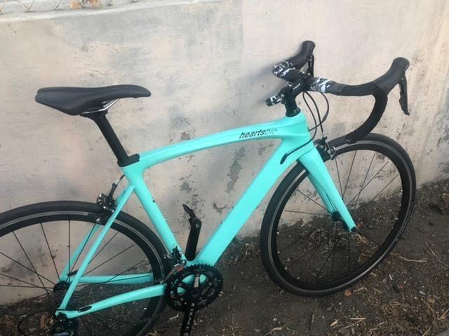 Carbon Road Bike Model H 18.7 lb - Custom Bike Club Logo Carbon Fiber Frame Road Bike with Shimano Tiagra 20 speeds customer photo 1