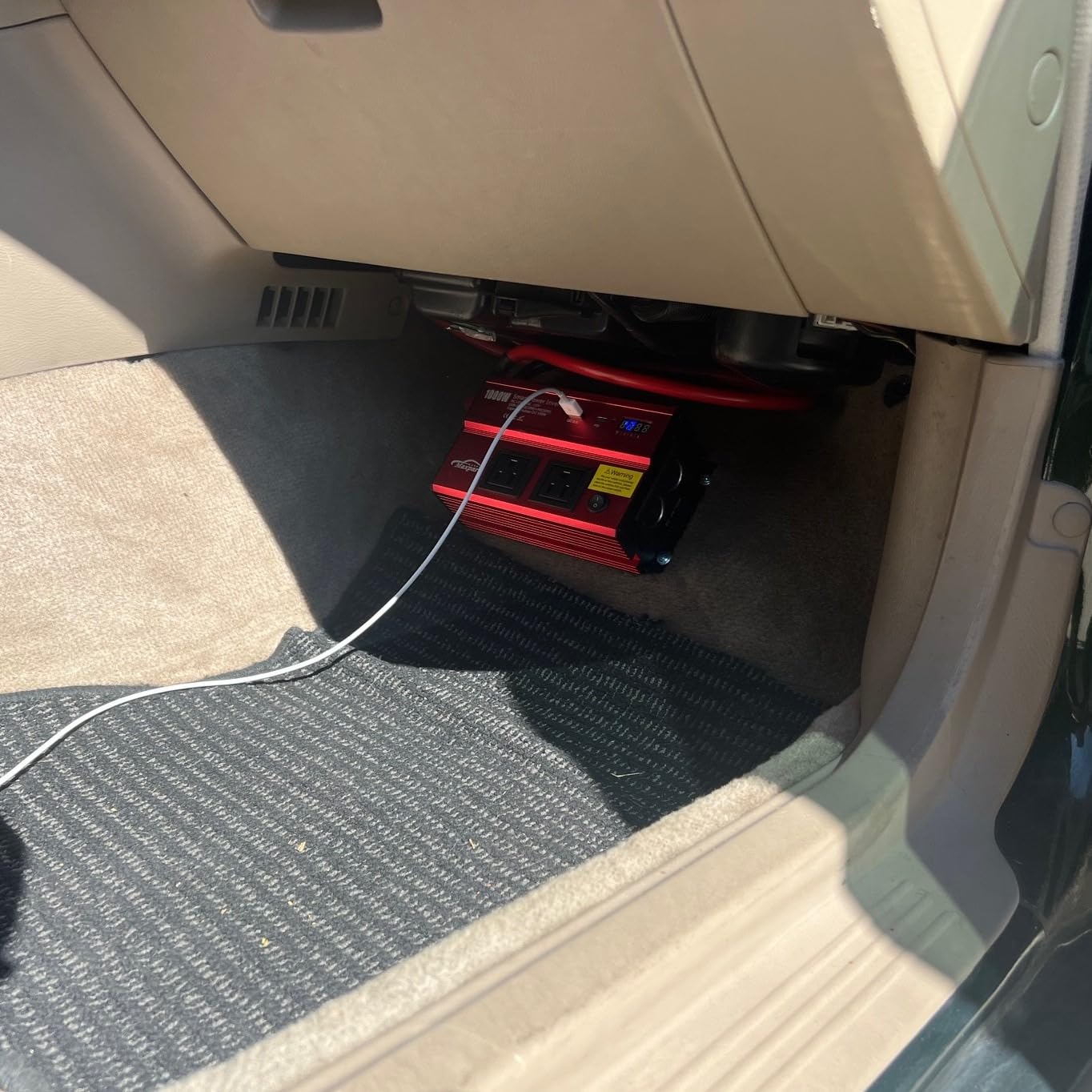 Car 1000w Inverter,12v DC to 110v Power Inverters for Vehicles 1000 watt with Dual AC Outlets 3.0A USB and Type-C,12 Volt Inverter Car Cigarette Lighter Battery customer photo 2