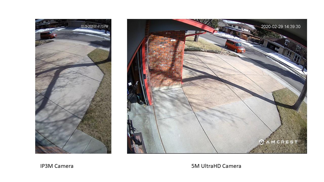 Amcrest 5MP Turret POE Camera, UltraHD Outdoor IP Camera POE with Mic/Audio, 5-Megapixel Security Surveillance Cameras, 98ft NightVision, 132° FOV, MicroSD (256GB), (IP5M-T1179EW-AI-V3) customer photo 1