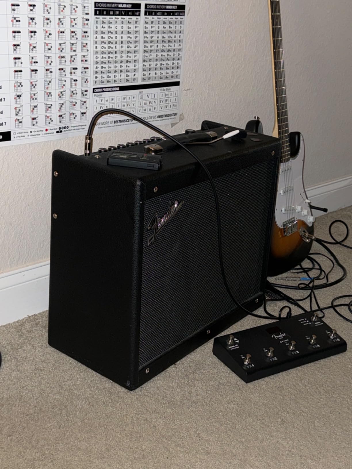 Fender Mustang GTX100 Guitar Amplifier Combo with Speaker, Bluetooth, WiFi customer photo 1