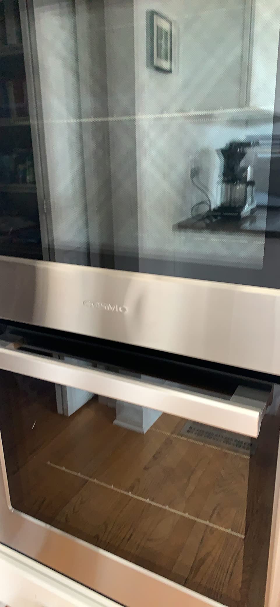 30 in. Haven Coll Double Electric Wall Oven, True Convection, Stainless | Cosmo COS-30EDWC Blue Porcelain, Self Clean Function, 7 Oven Functions, Digital Display, Interior Lighting customer photo 1