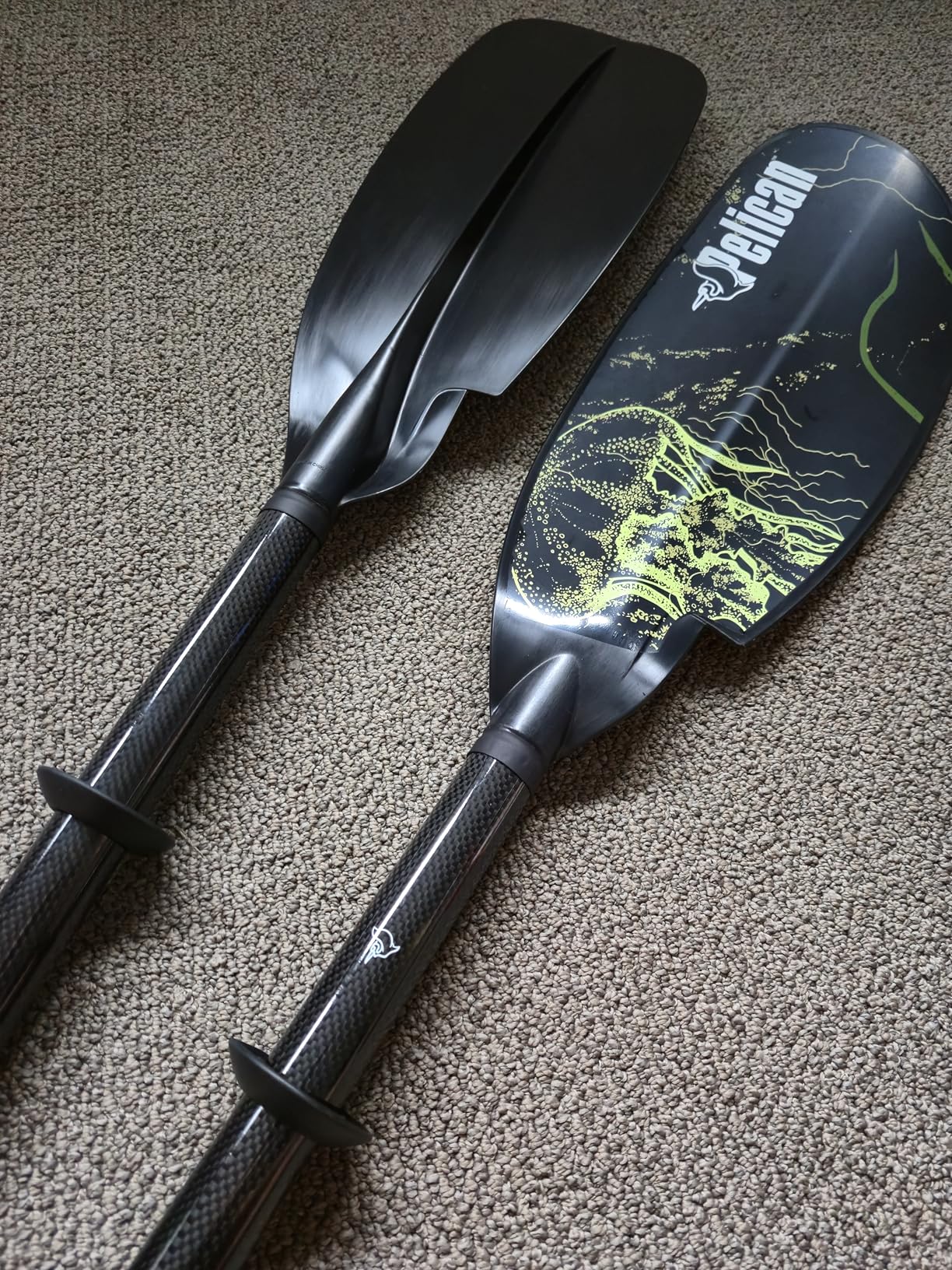 Pelican Symbiosa Kayak Paddle - Adjustable Fiberglass Shaft with Nylon Blades - Lightweight - 90.5in 240cm to 98.5in 250cm customer photo 2
