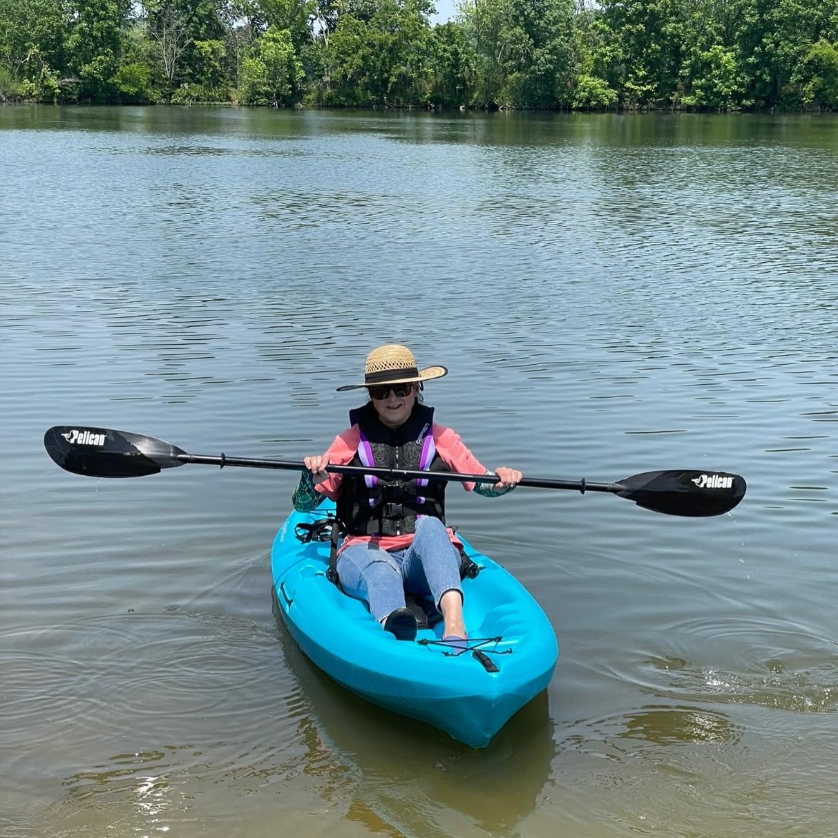 Pelican - Poseidon Paddle - Aluminum Shaft with Reinforced Fiberglass Blades - Lightweight, Adjustable Kayaks Paddles - Perfect for Kayaking Boating customer photo 2