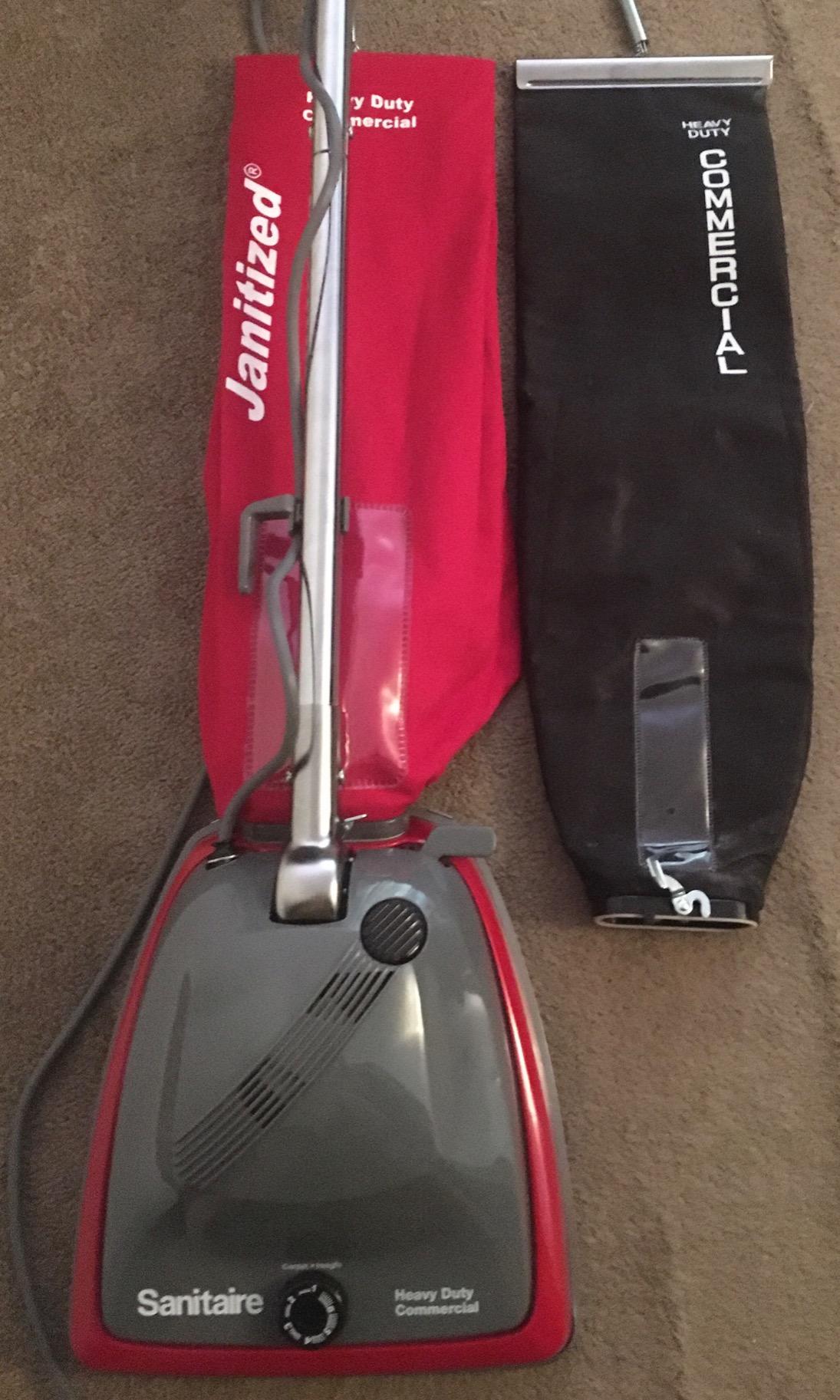 Sanitaire SC679K Tradition Upright Commercial Bagged Vacuum, Red customer photo 2