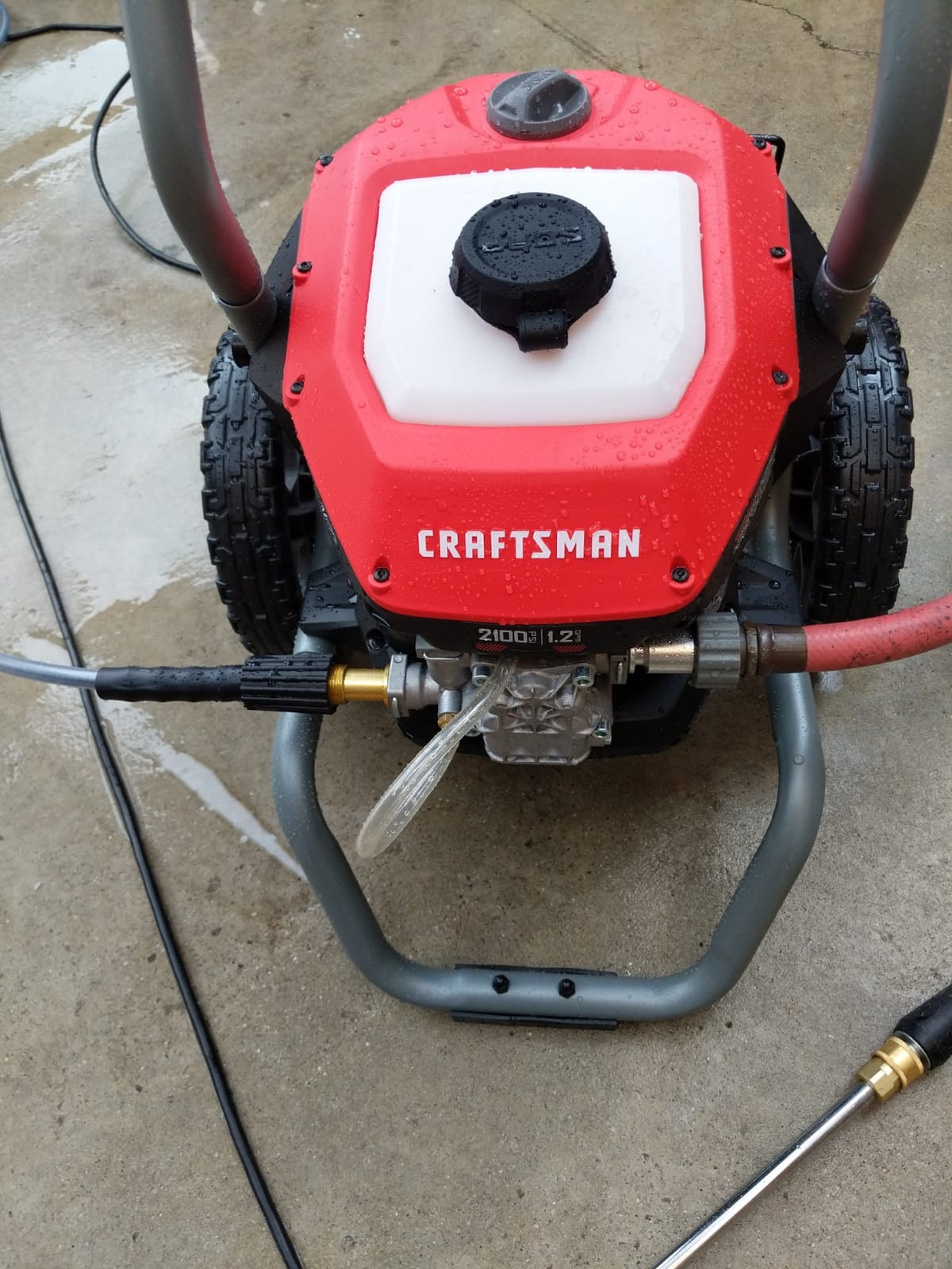 CRAFTSMAN Electric Pressure Washer, Cold Water, 2100-PSI, 1.2 GPM, Corded (CMEPW2100) customer photo 1