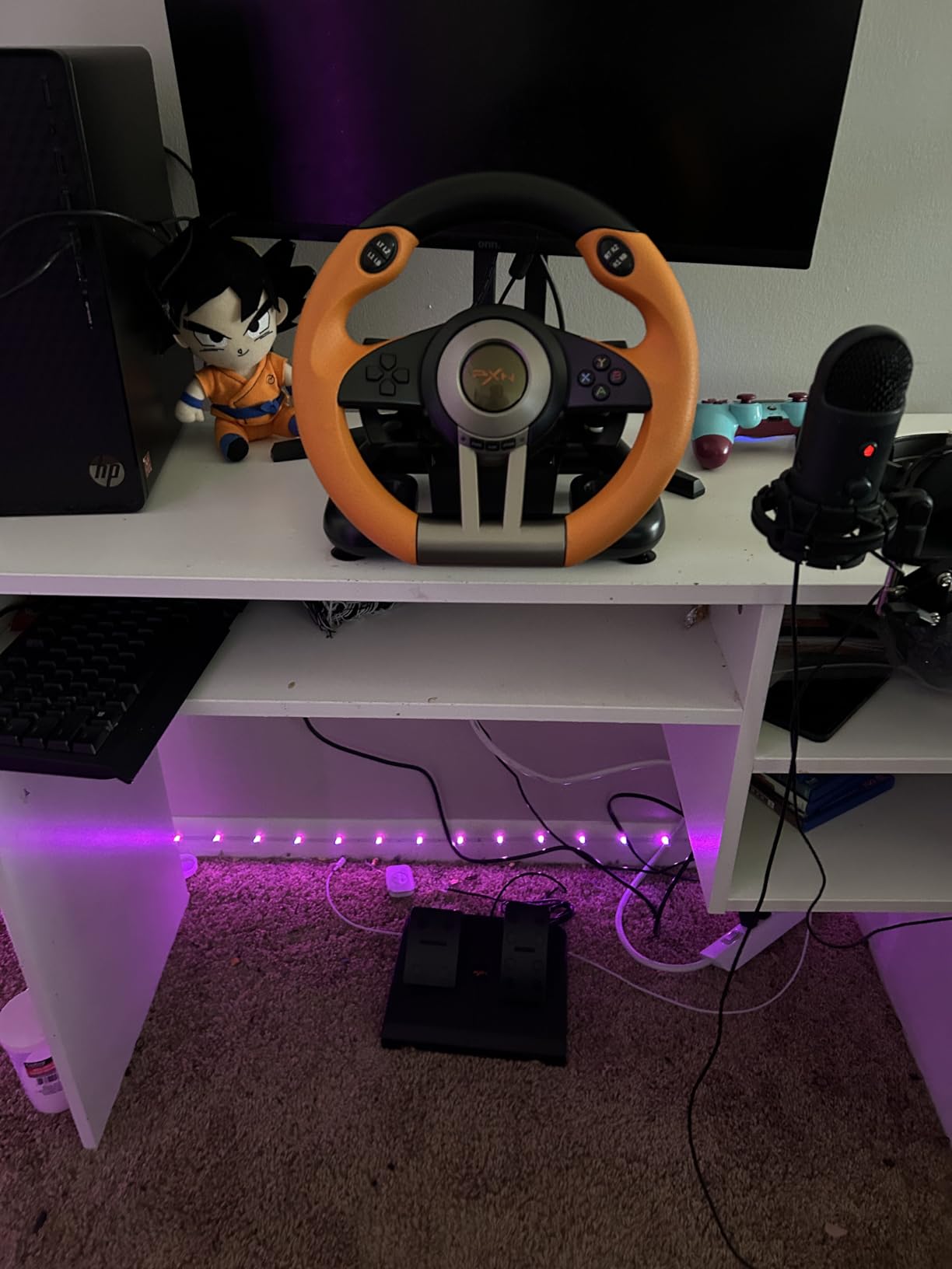 PXN V3II PC Racing Wheel, USB Car Race Sim Game PC Steering Wheel with Pedals for Windows PC/PS3/PS4/Nintendo Switch/Xbox One/Xbox Series X/S customer photo 1