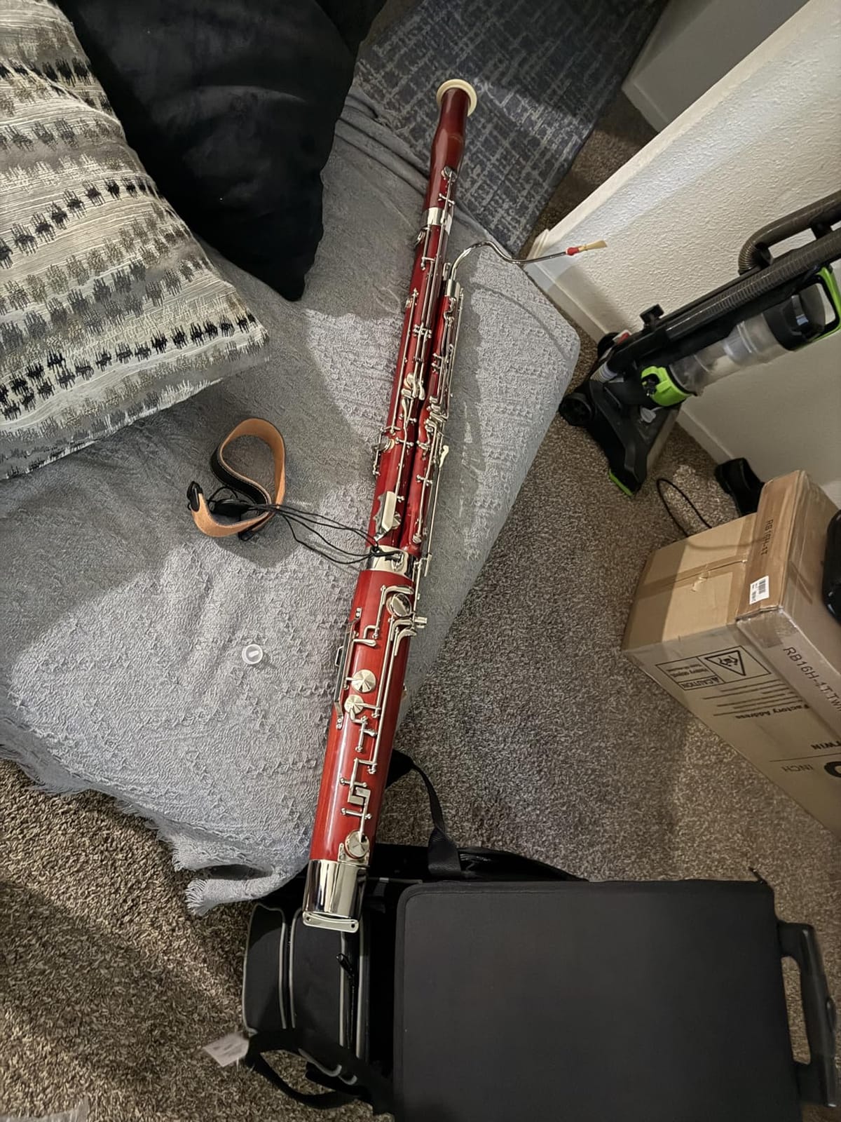 Yinfente Bassoon Maple Wooded Bassoon C Key 26 Keys Silver Plated Woodwind Instrument with Case Accessories customer photo 1