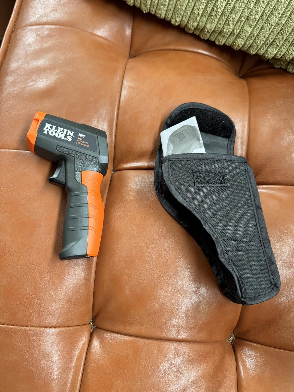 Klein Tools IR1 Infrared Thermometer, Digital Laser Gun is Non-Contact Thermometer with a Temperature Range -4 to 752-Degree Fahrenheit customer photo 2
