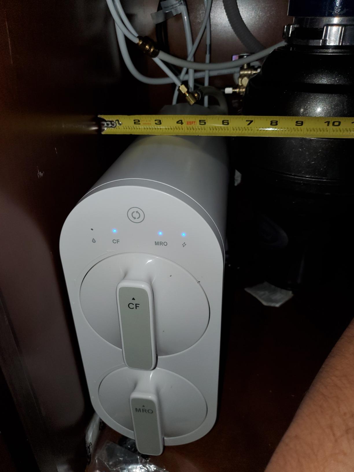 Waterdrop G2P600 Under-Sink RO System, 600 GPD Tankless RO Water Filtration, 7 Stage, NSF/ANSI 372 Certified, 2:1 Pure to Drain customer photo 1