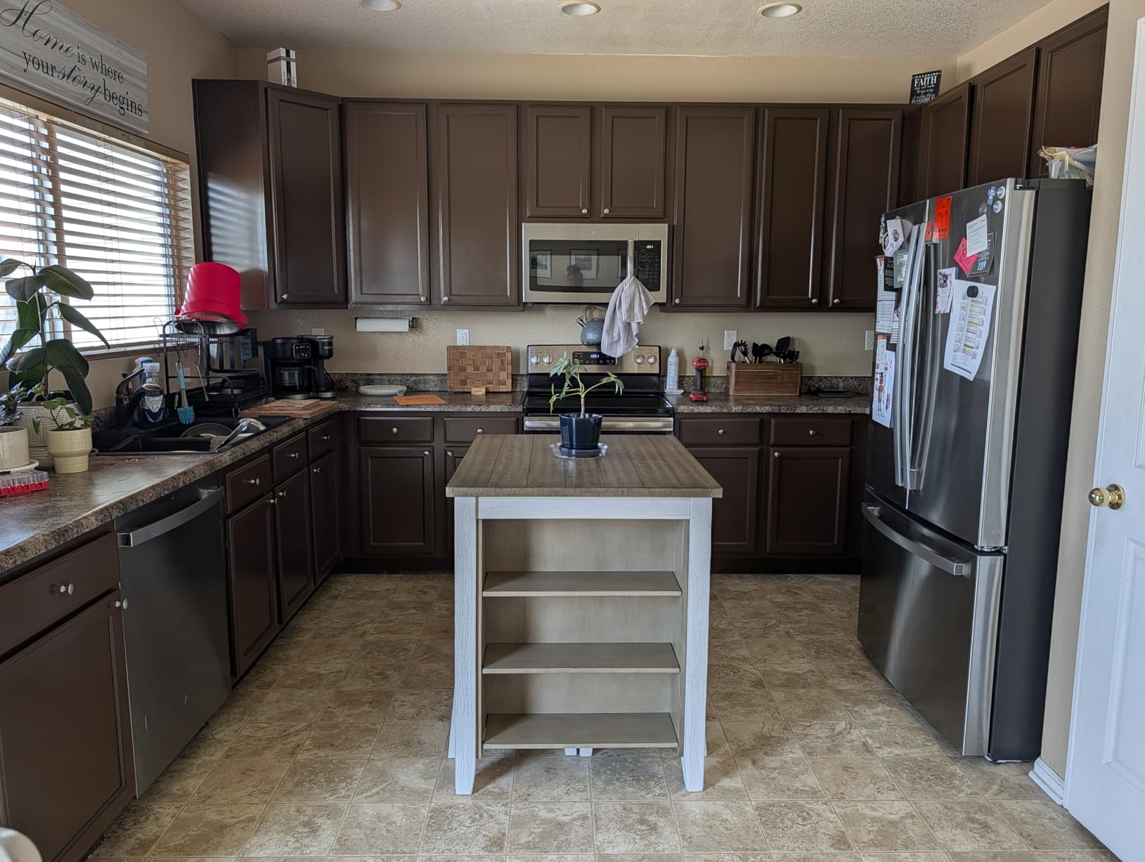 Signature Design by Ashley Skempton 3-Piece Counter Height Dining Table Set with 2 Stools customer photo 2