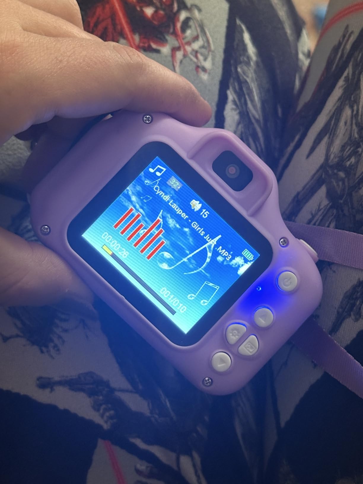 Seckton Upgraded Kids Selfie Camera, HD Digital Video Camera-Navy Blue | Christmas Birthday Gifts for Boys Age 3-9, Toddler Camera with Dual Lens, SD Card, Lanyard, Shockproof, Portable Creative Toy customer photo 1