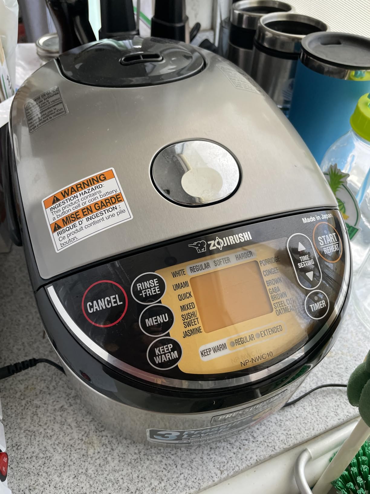 Zojirushi NP-NWC10XB Pressure IH Rice Cooker 5.5 Cup (Black) customer photo 2