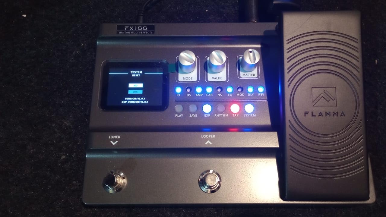 FLAMMA FX100 Guitar Multi-effects Pedal with 55 Amp Models 151 Built-in Effects 80' Looper 40 Drum Machine 10 3rd Party IR Slots Headphone OTG for Home Practice Performance Live Streaming customer photo 2