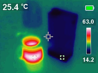 Klein Tools TI250 Rechargeable Thermal Imaging Camera, Camera Displays Over 19,200 Pixels with 3 Color Palettes, High / Low Temperature Points customer photo 2
