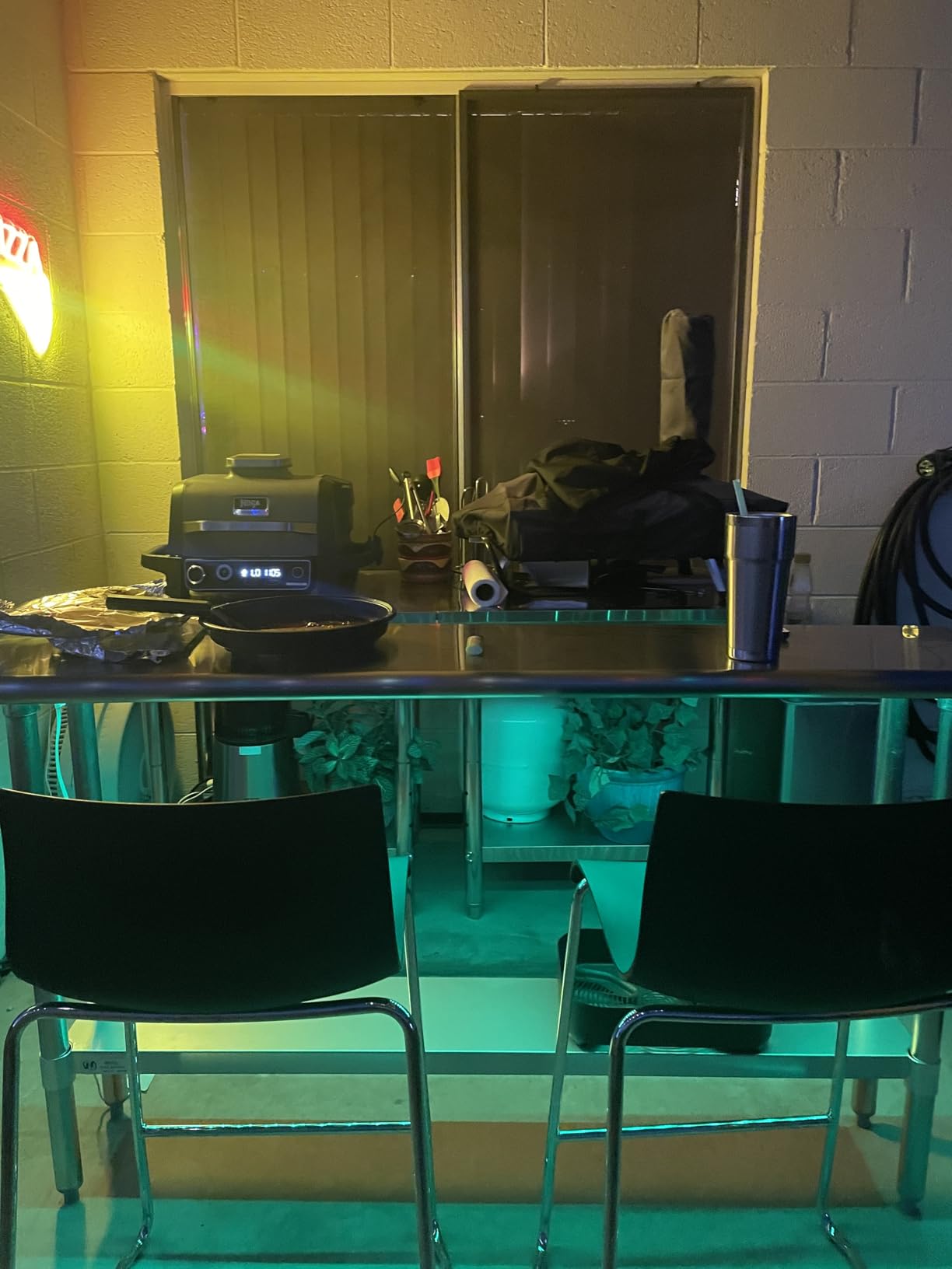 Hally Stainless Steel Table for Prep & Work 24 x 48 Inches NSF Commercial | Metal Heavy Duty Workbench, Adjustment Undershelf, for Kitchen, Restaurant, Home, Hotel, Garage, Pizza Oven, Galvanized Legs customer photo 1