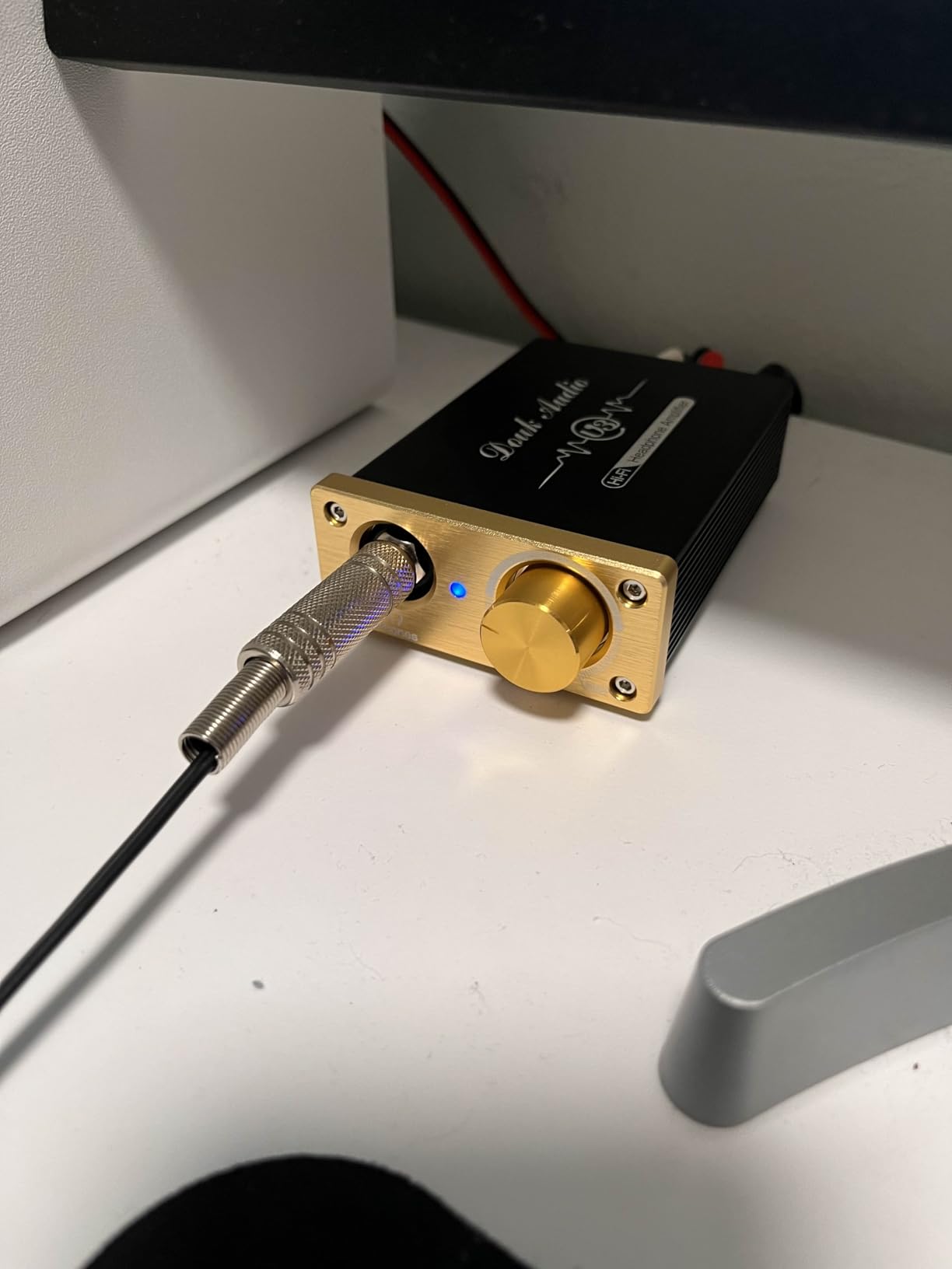 Douk Audio U3 Headphone Amps, Mini Hi-Fi Amplifier for Home Desktop PC 6.35mm / 3.5mm Headsets, Class A, RCA Input, DC 5V customer photo 1