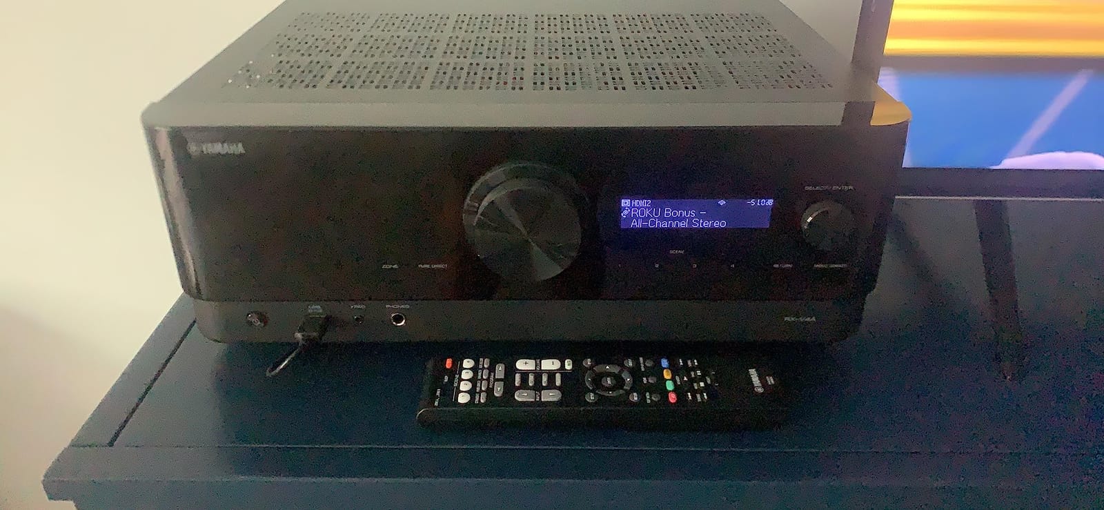 YAMAHA RX-V4A 5.2-Channel AV Receiver with MusicCast customer photo 1