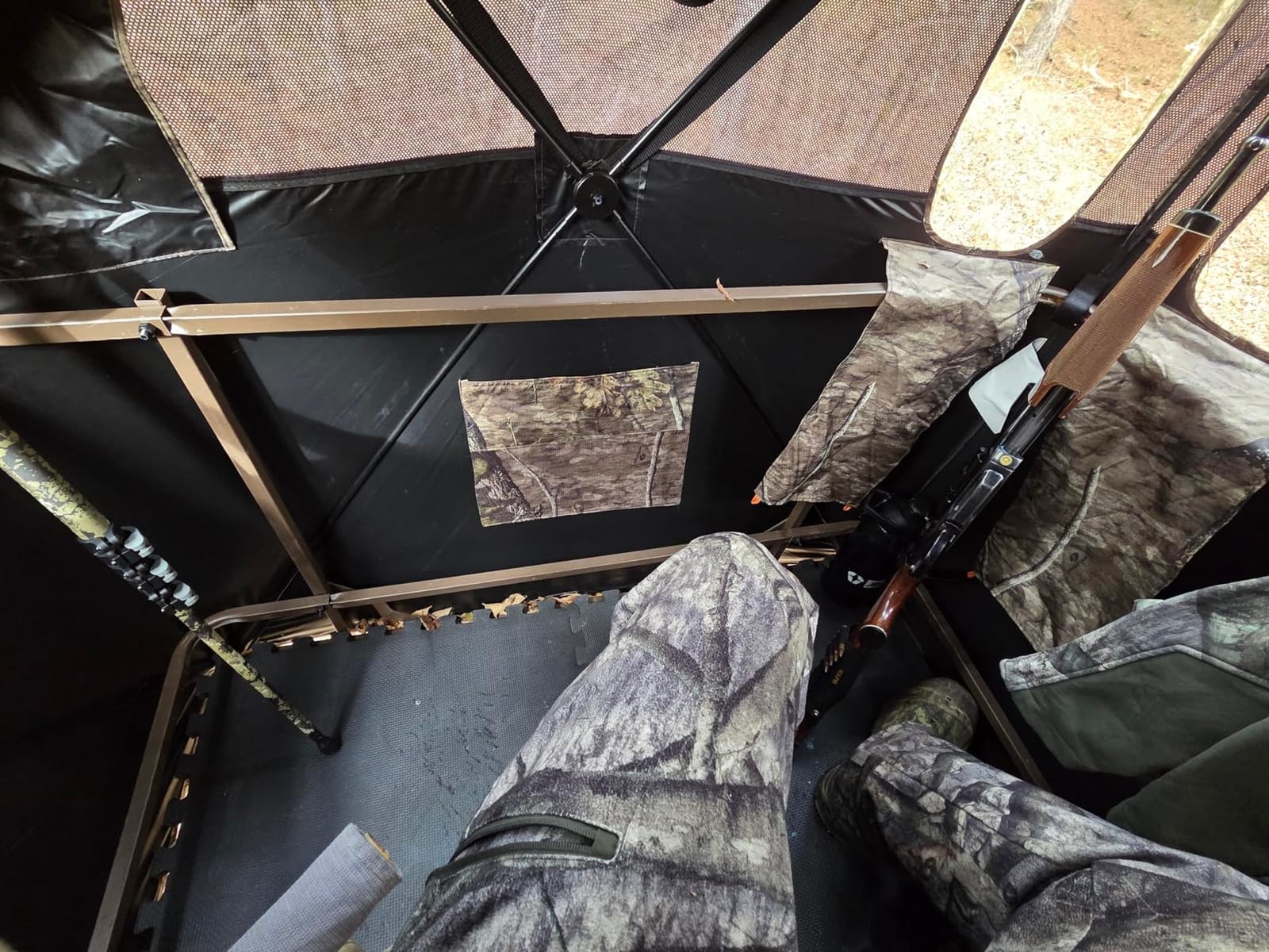 Guide Gear 6 Foot Tripod Hunting Tower Blind, 2-Man Stand Elevated, Hunting Gear Equipment Accessories, 4 by 4 customer photo 2