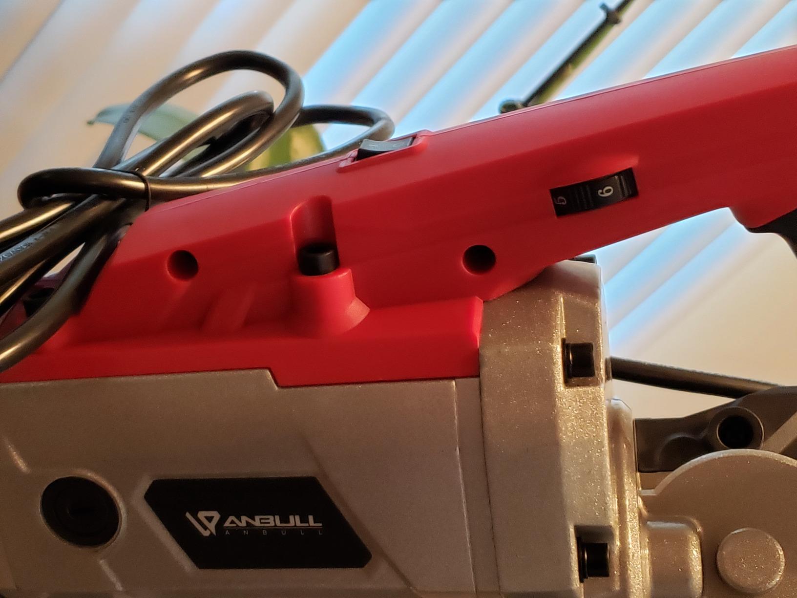 Anbull Portable Band Saw with Upgraded Removable Alloy Steel Base | 45°-90° Metal Cutting, 10A 1100W Motor, 5-inch Deep Cut, with .020-by-44-7/8-Inch 14 TPI Saw Blade and Led Spotlight customer photo 2