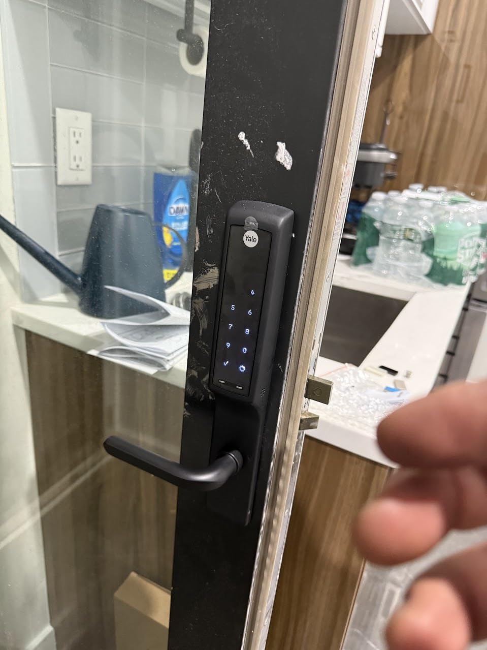 Yale Assure Lock Keypad for Anderson Patio Doors Handle with Wi-Fi, Black customer photo 1