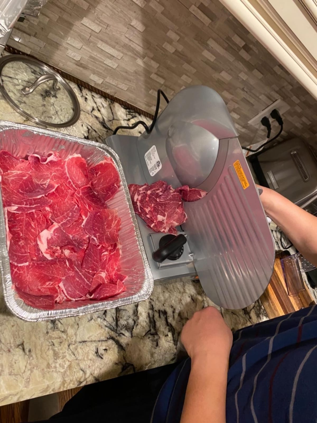 Meat Slicer, Techwood Electric Deli Food Slicer with Removable 9