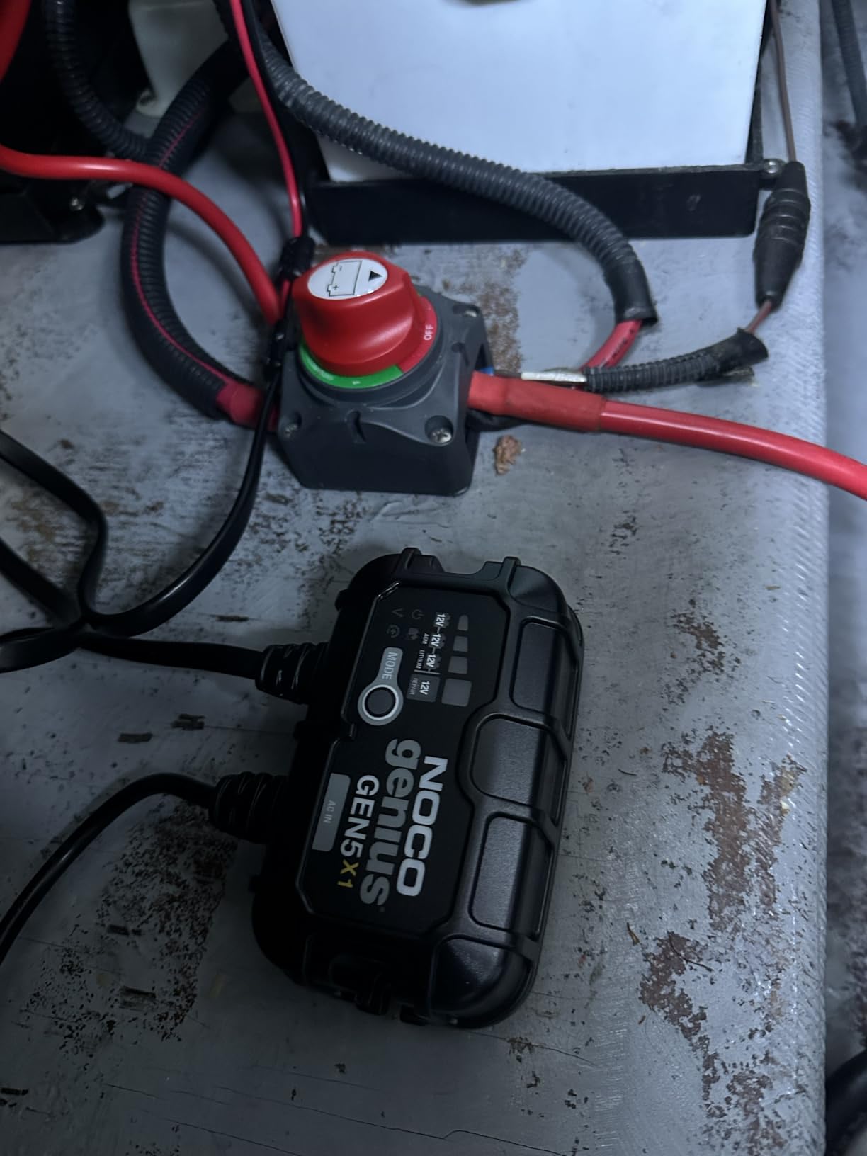 NOCO Genius GEN5X1: 1-Bank, 5A Onboard Battery Charger - 5A Per Bank, 12V Waterproof Marine Charger with Overcharge Protection & Temperature Compensation - for Lead-Acid & Lithium Batteries customer photo 1