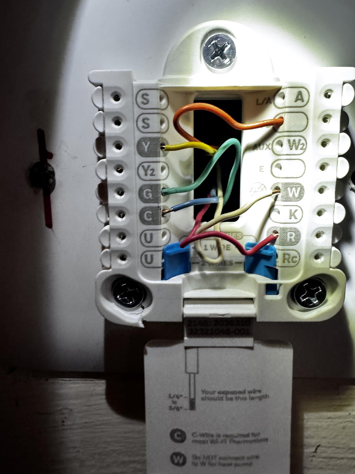 Amazon Smart Thermostat - Save money and energy - Works with Alexa and Ring - C-wire required customer photo 1
