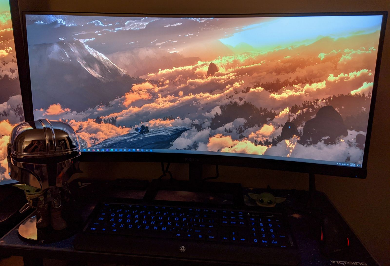 Philips 34 Inch Curved Computer Monitor UWQHD 100Hz USB-C PD VA, 346E2CUAE | 3440x1440, HDMI, DP, USB 3.2 Hub, Built-in Speakers, Height Adjust, 4yr Advance Replacement Warranty customer photo 1