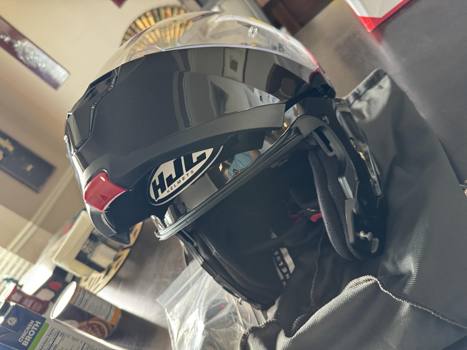 HJC C91 Solid Modular Motorcycle Helmet with HJ-17 Pinlock Shield, DOT Approved customer photo 2