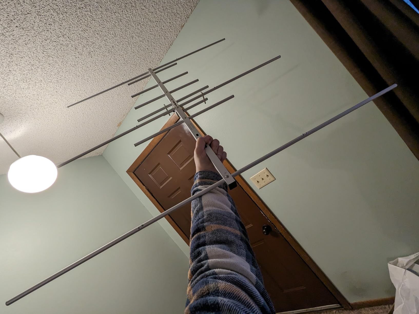 TWAYRDIO Yagi Ham Radio Antenna, Dual Band 2m 70cm VHF UHF | High Gain 8 Elements, GMRS Vertical Base Antenna, for Repeater System,HT Scanner,Satellite Work customer photo 1