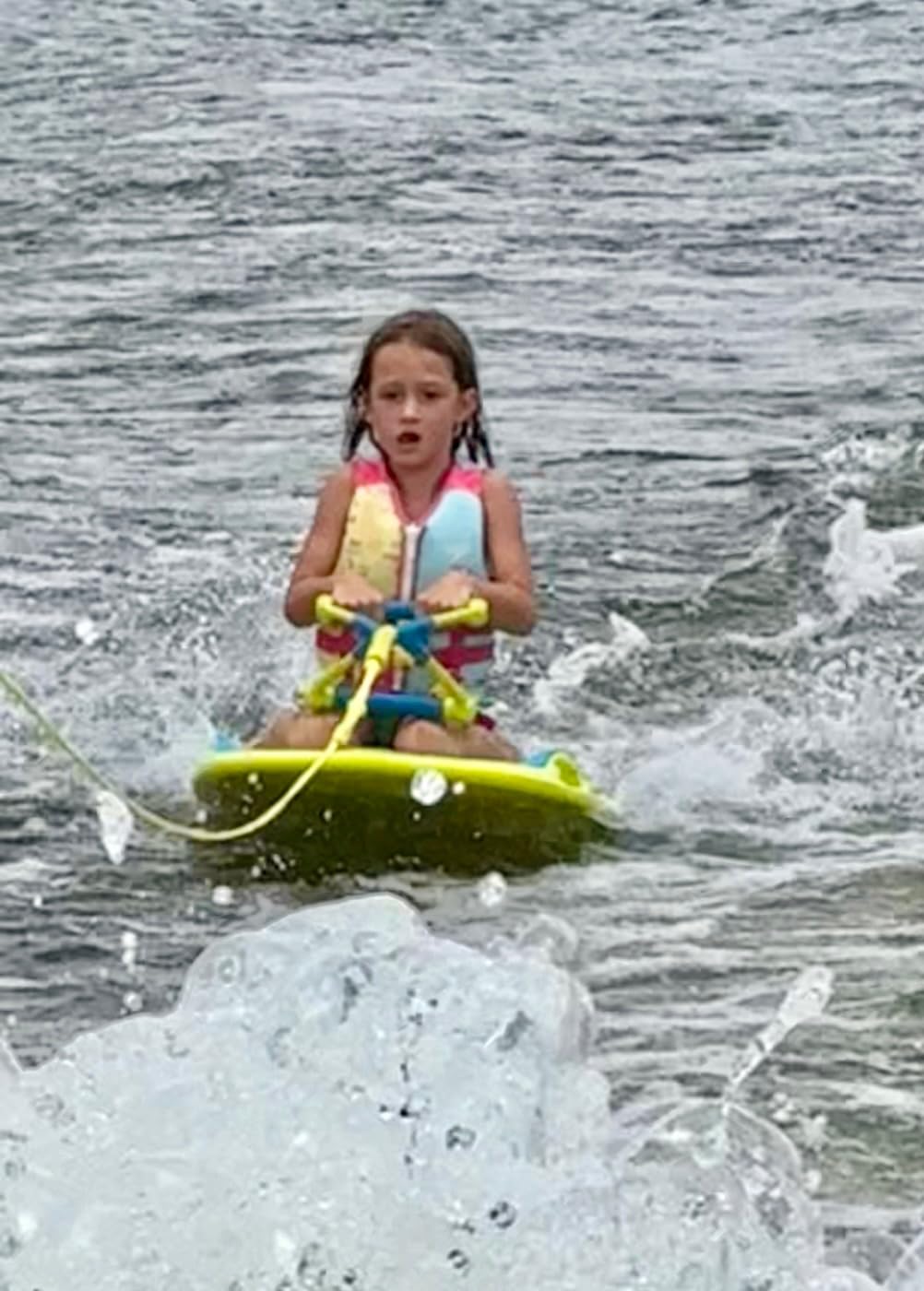 ZUP YouGo Board and Handle Combo with EVA Foam Padding, All-in-One Kneeboard, Wakeboard, Wakeskate, and Wakesurf Board for Kids, Teens, and Adults customer photo 2
