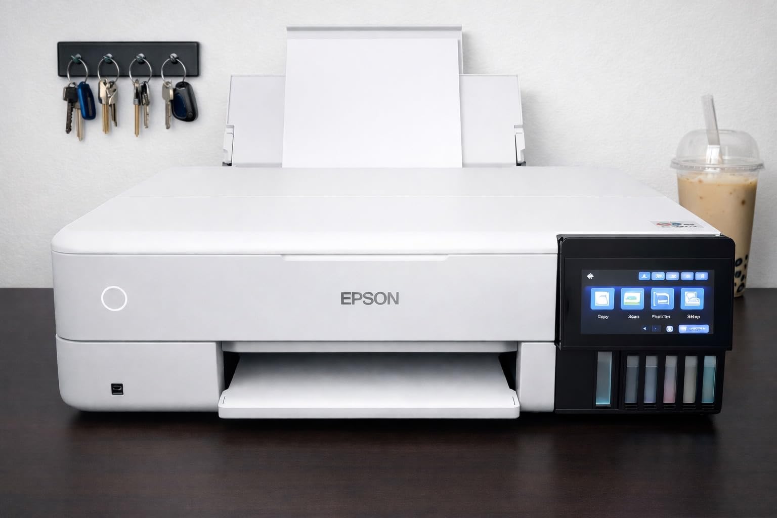 Epson EcoTank Photo ET-8550 Wireless Wide-Format Color All-in-One Supertank Printer with High Resolution Scanner, Ethernet, USB, and Color Touchscreen customer photo 2