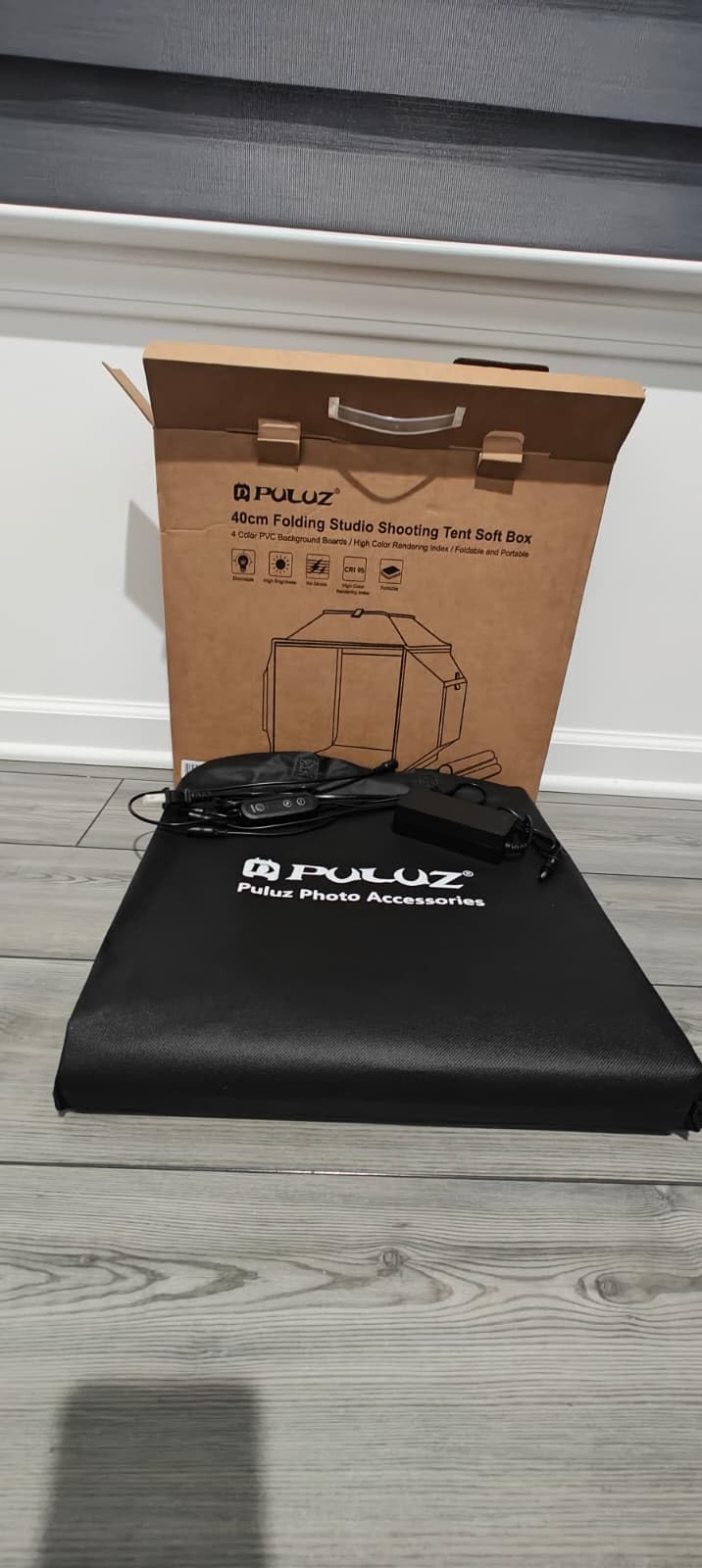 PULUZ Mini Photo Studio Light Box, 10