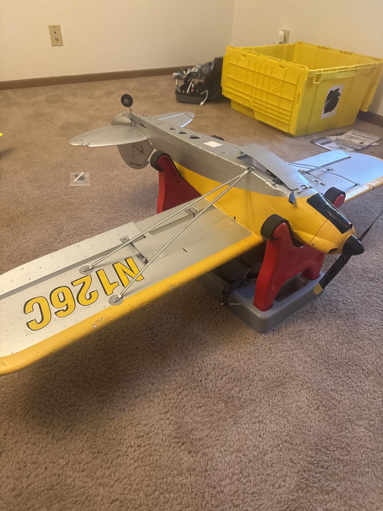 Ernst MEGA Stand for Large-Scale RC Model Aircraft - RC Hobby Aircraft Maintenance and Storage Solution customer photo 2