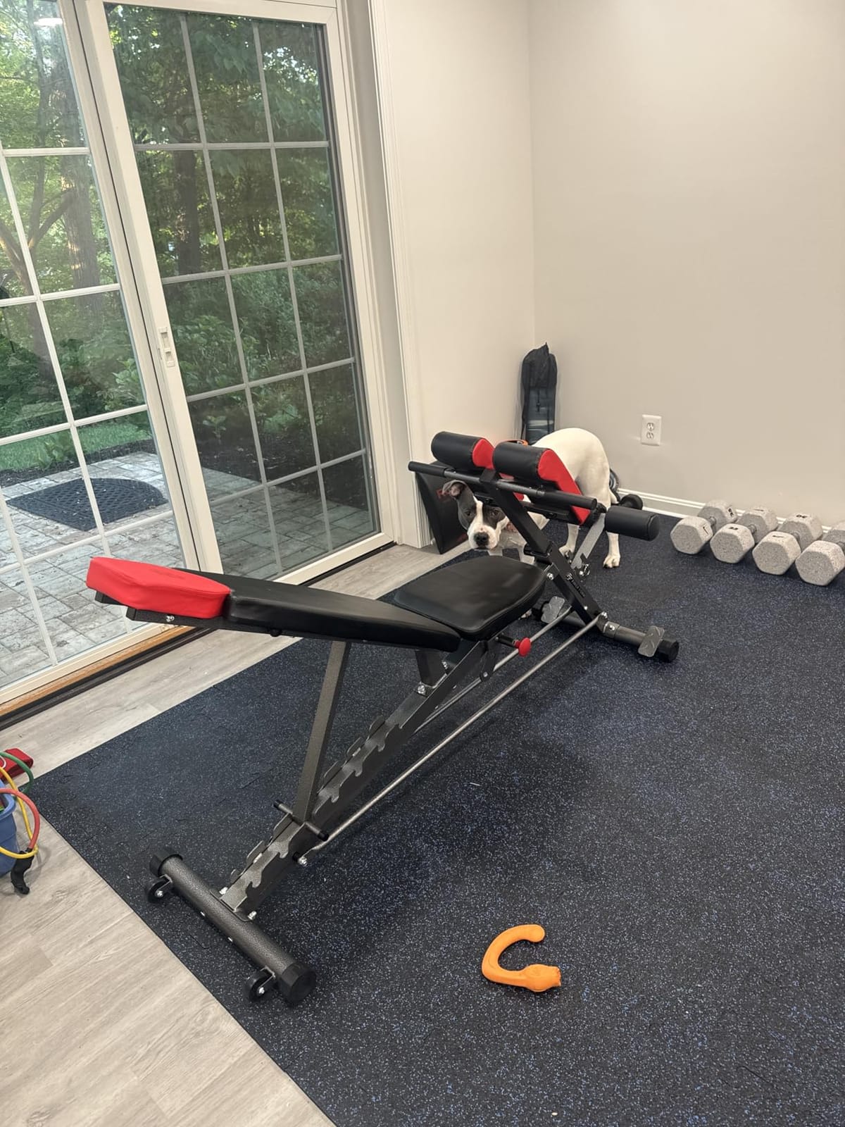 Finer Form Multi-Functional FID Weight Bench for Full All-in-One Body Workout - Hyper Back Extension, Roman Chair, Adjustable Ab Sit up Bench, Incline Decline Bench, Flat Bench customer photo 1
