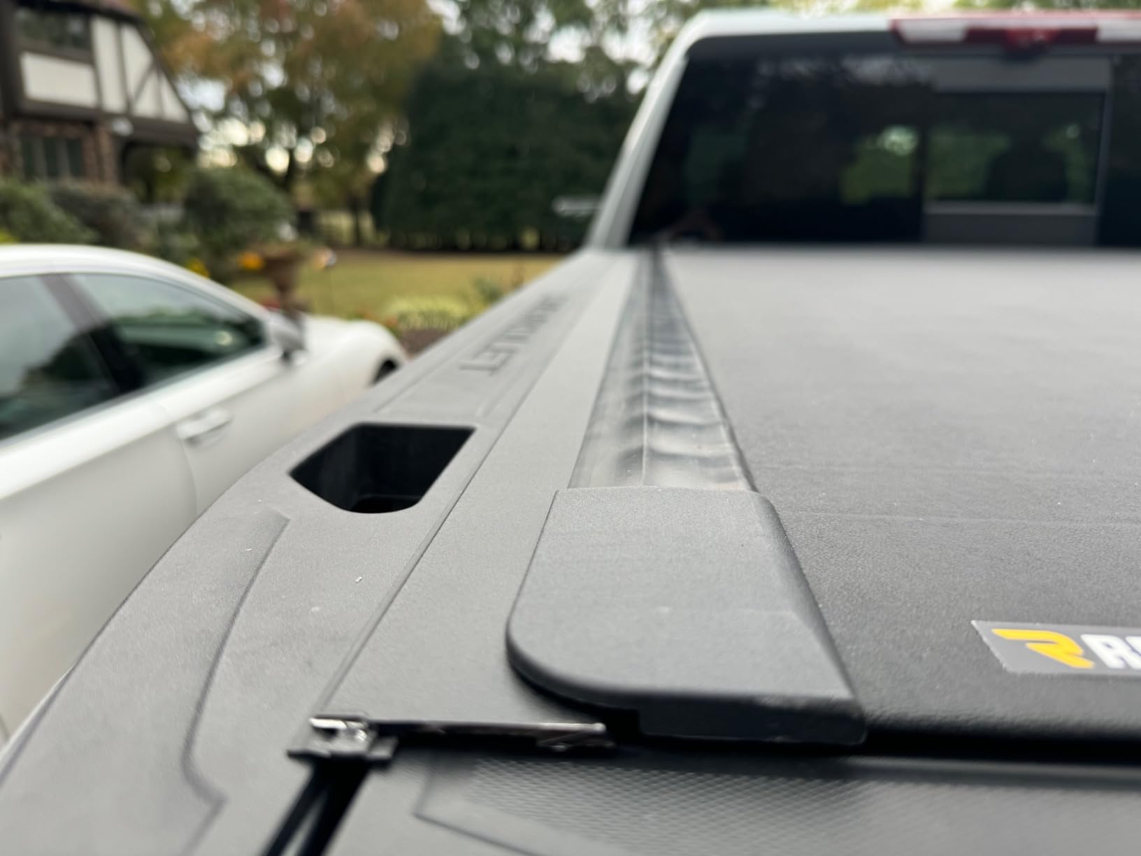 RealTruck BAK Revolver X4s Hard Rolling Truck Bed Tonneau Cover | 80130 | Fits 2019-2026 Chevy/GMC Silverado/Sierra, Works w/MultiPro/Flex Tailgate (w/o Carbon Pro Bed) 5' 8