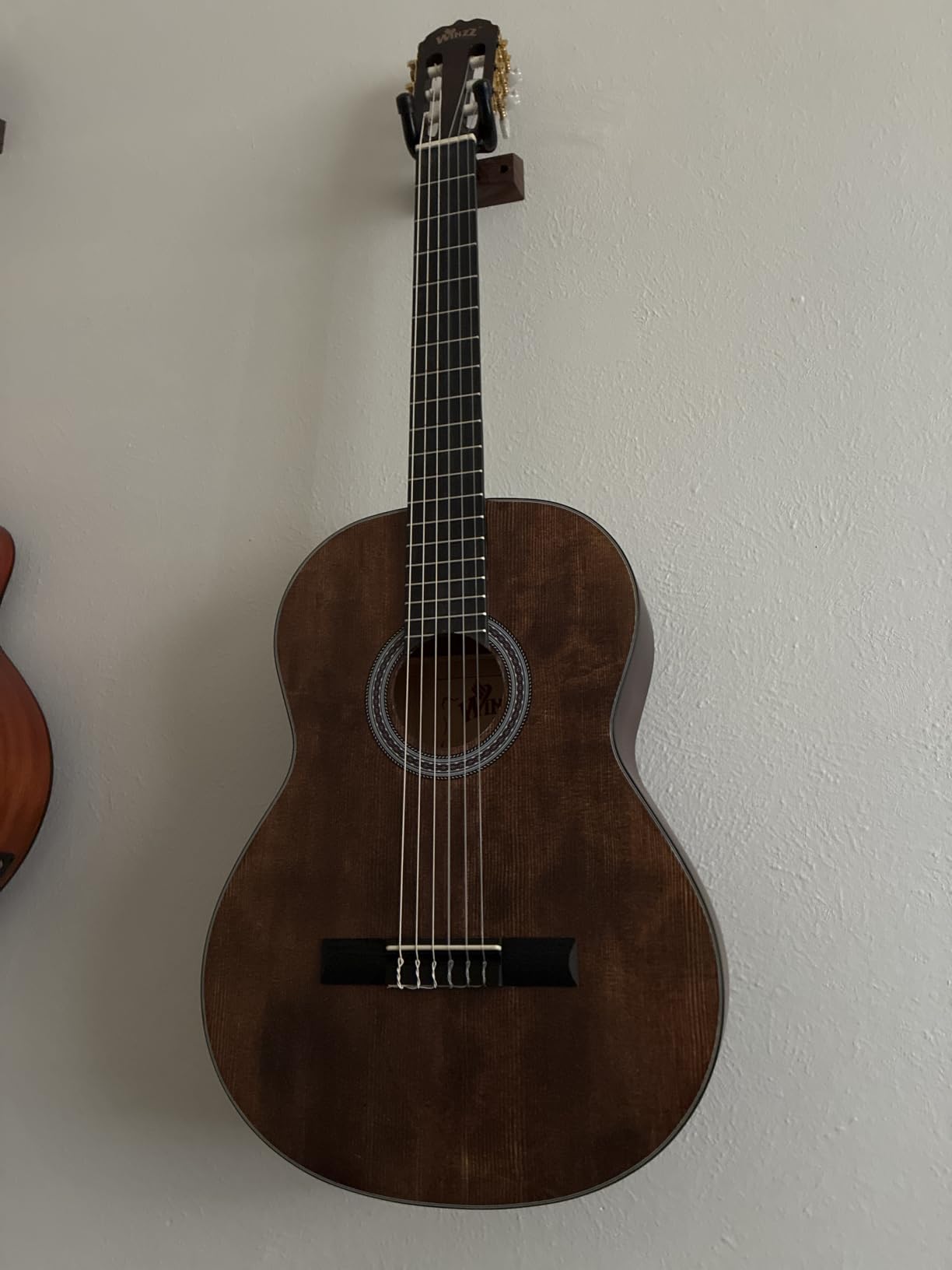 Winzz Classical Guitar 4/4 Adult Classical Guitar for Beginners 39 Inches Brown customer photo 2