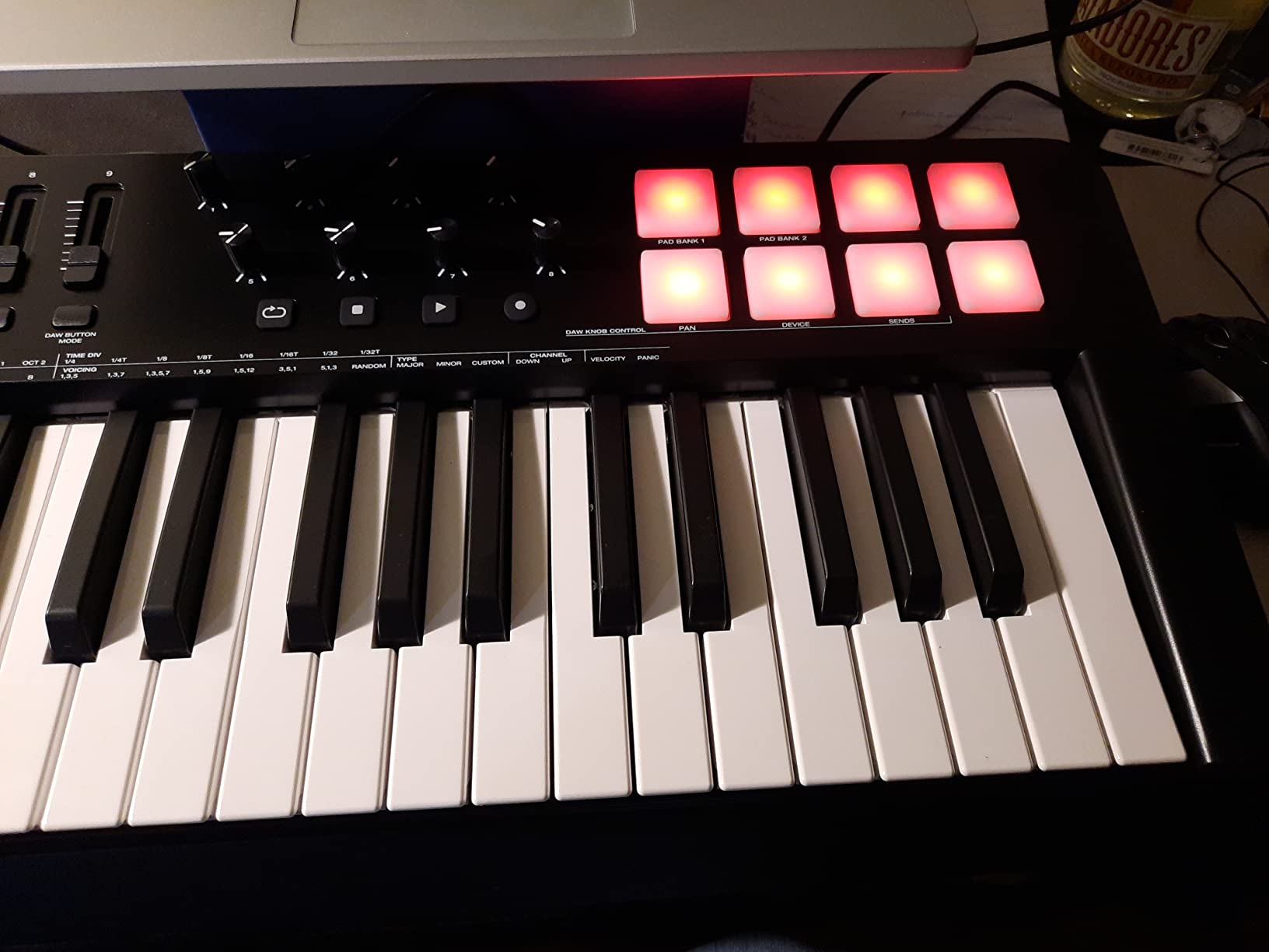 M-AUDIO Oxygen 61 MKV USB MIDI Keyboard Controller | 61 Velocity-Sensitive Keys, 8 Beat Pads, 8 Knobs, 9 Faders, and Bundled DAW Recording Software, for Music Production customer photo 2