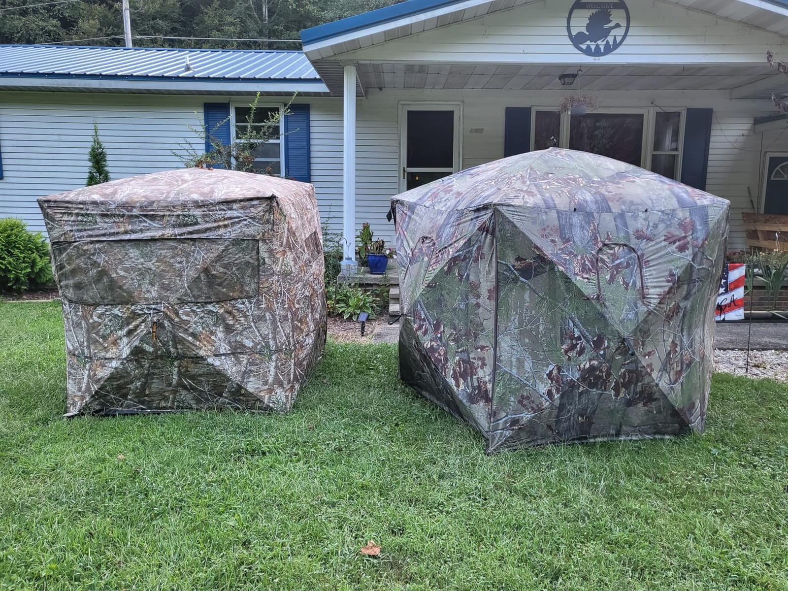Barronett Blinds Feather Five, Portable Hunting Blind, Huge Interior, Lightweight, 4-Person, Bloodtrail Backwoods, 72 x 84 x 84 inches, FF500BW customer photo 1