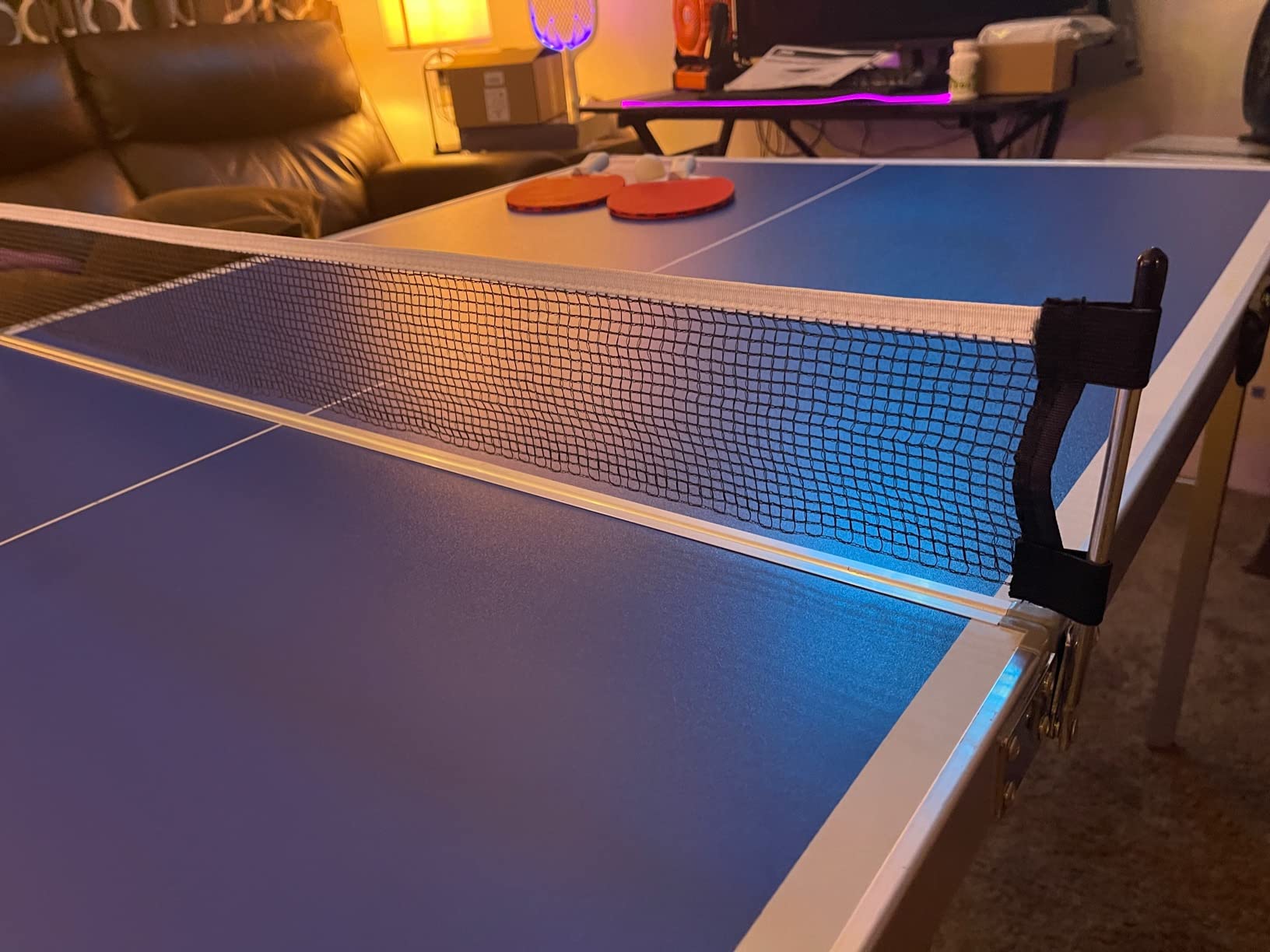 EastPoint Penn Foldable Ping Pong Table, Net, 2 Paddles & 3 Balls, 6' x 3' | Easy 10-Minute Setup, Suitcase-Sized Storage, Weather Resistant, Carry Handle, Indoors & Outdoors, Table Tennis customer photo 1
